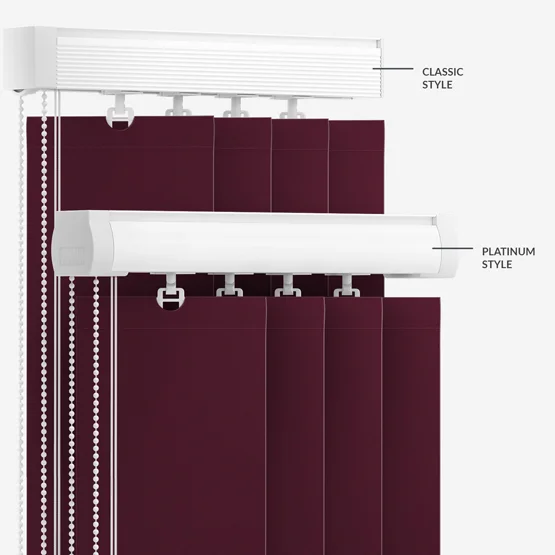 Deluxe Plain Plum vertical