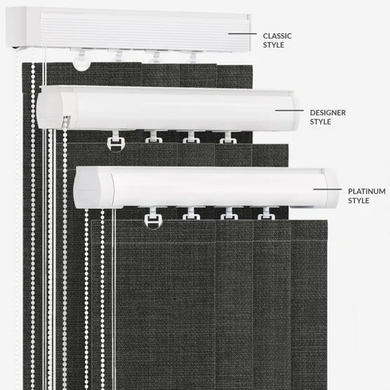Voga Blackout Slate Grey Textured vertical