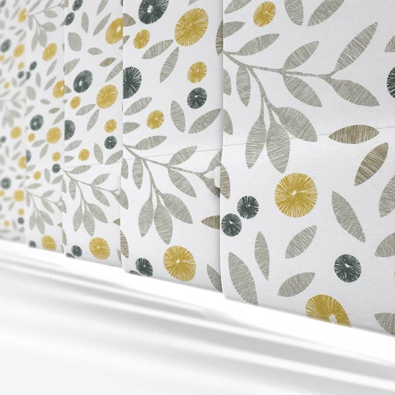Cotton Flower Ochre vertical