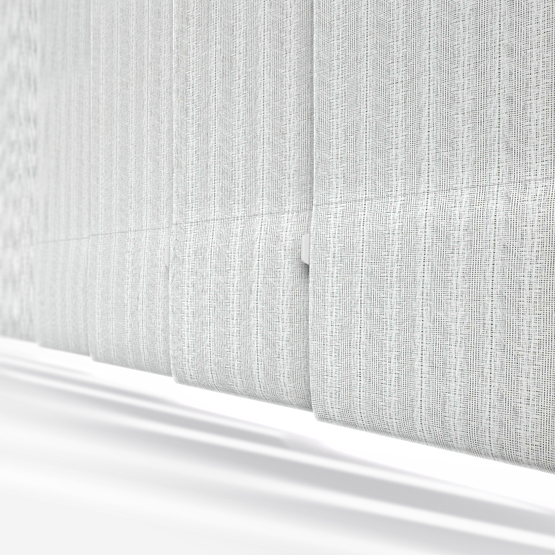 Touched by Design Herringbone White vertical