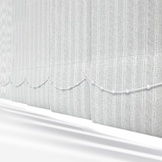 Touched by Design Herringbone White vertical