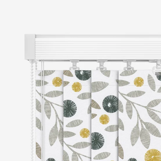 Cotton Flower Ochre vertical