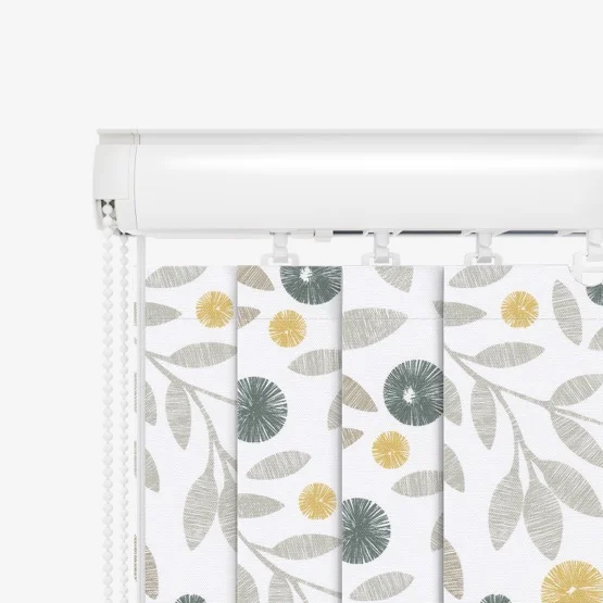 Cotton Flower Ochre vertical