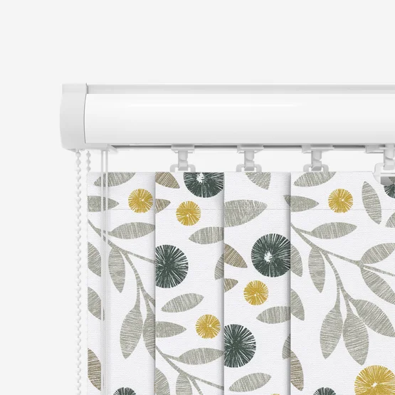 Cotton Flower Ochre vertical