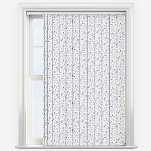 Cotton Flower Mineral Vertical Blind