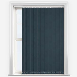 Deluxe Plain Airforce Blue Vertical Blind