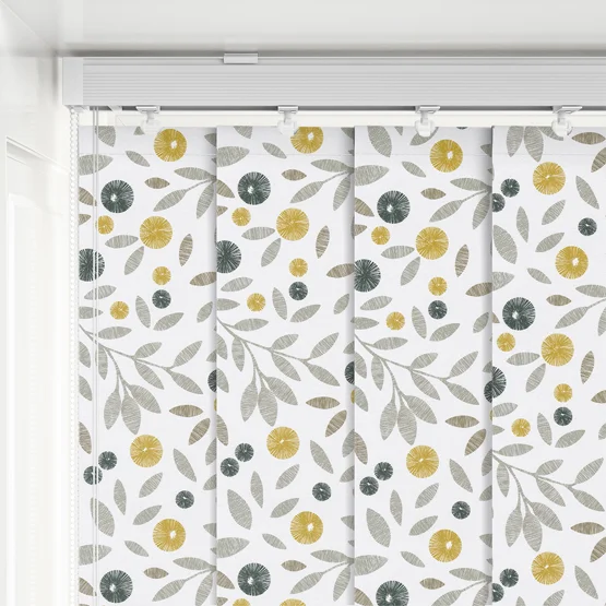 Cotton Flower Ochre vertical