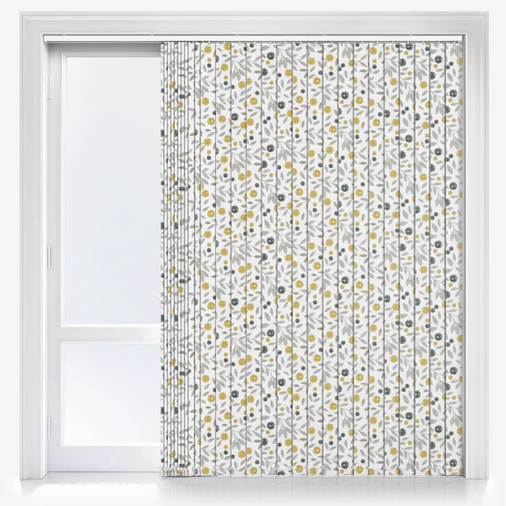 Cotton Flower Ochre vertical