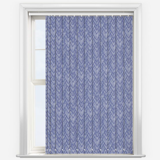 Isabelle Royal Blue Vertical Blind