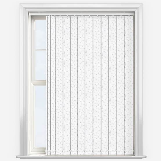 Lacie White Vertical Blind