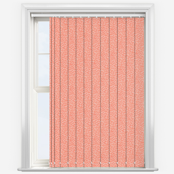 Zambia Pumpkin Vertical Blind