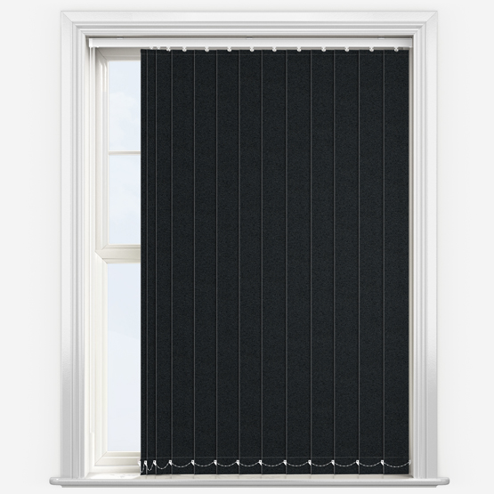 Glimpse Noir Vertical Blind