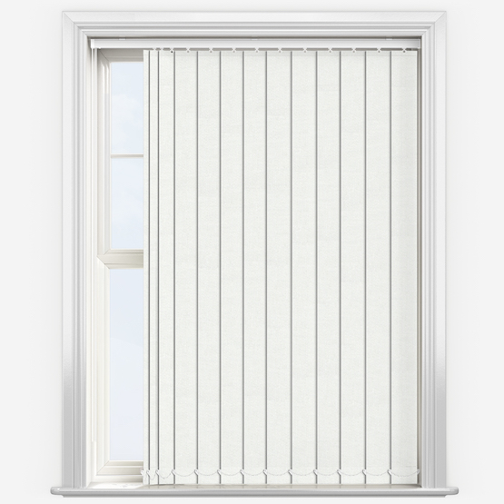Bora White Vertical Blind