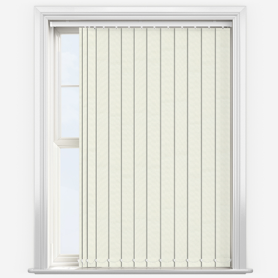 Carnival Blackout Ivory Vertical Blind