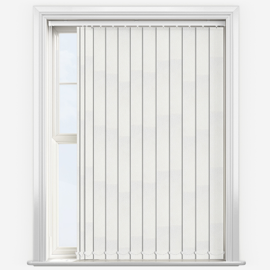 Cascade White Vertical Blind