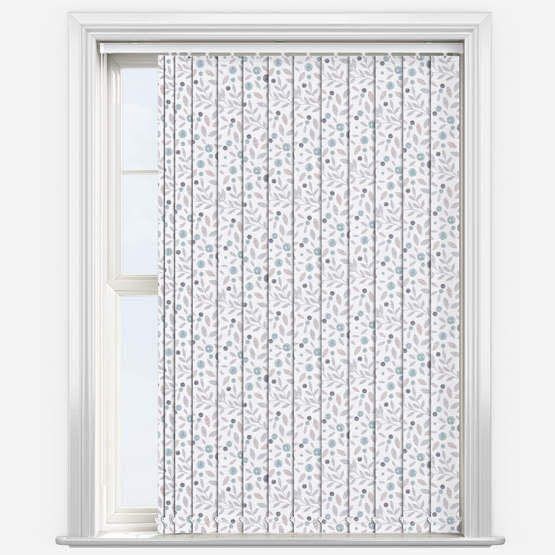 Cotton Flower Mineral Vertical Blind