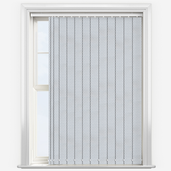 Trellis Cool Grey Vertical Blind