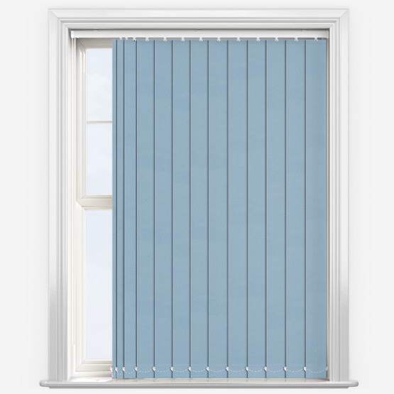 Deluxe Plain Powder Blue Vertical Blind