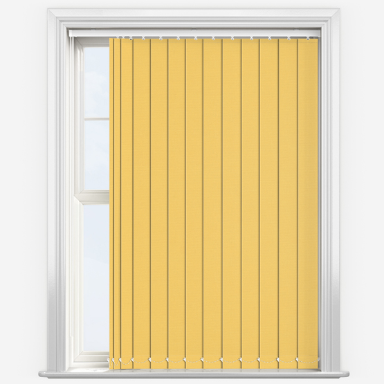 Optima Blackout Daffodil Yellow Vertical Blind