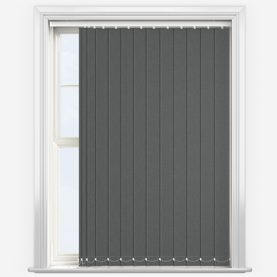 Optima Dimout Pewter Vertical Blind