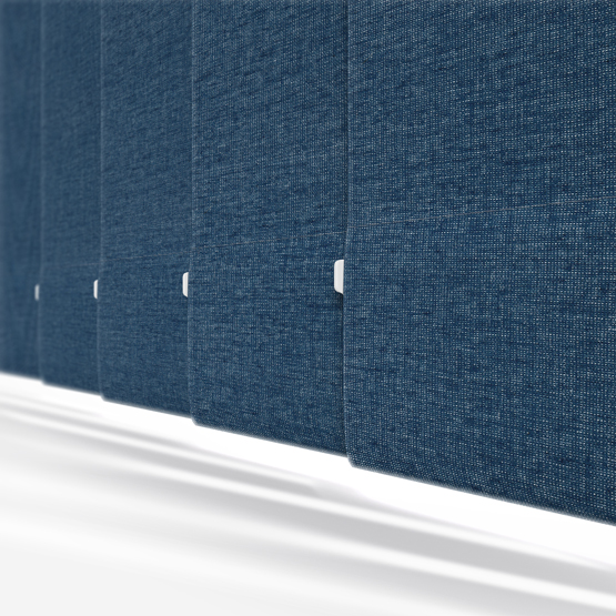 Louvolite Voile Cobalt Blue vertical