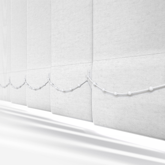 Louvolite Voile White vertical