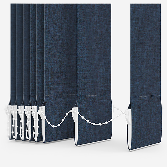 Leniro Blackout Navy Blue Vertical Blind Replacement Slats