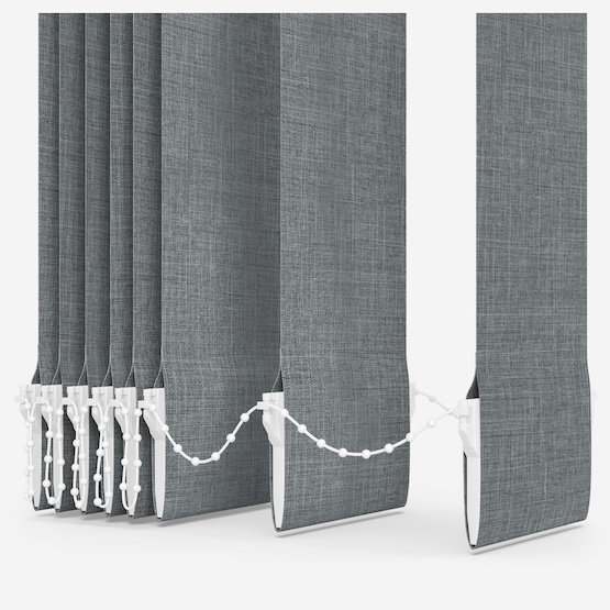 Leniro Blackout Rock Grey Vertical Blind Replacement Slats