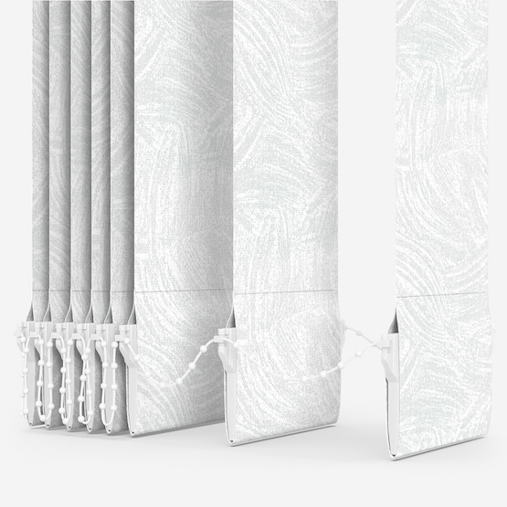 Mamba White Vertical Blind Replacement Slats