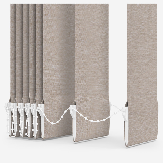 Oxford Taupe Vertical Blind Replacement Slats