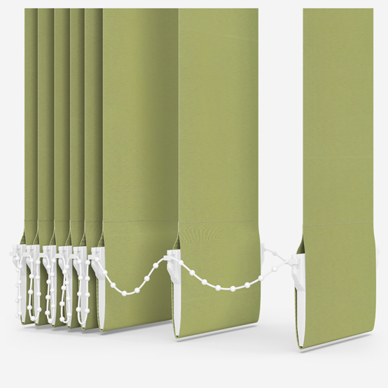 Deluxe Plain Lime Vertical Blind Replacement Slats