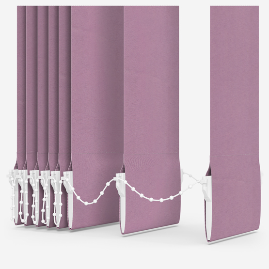 Deluxe Plain Wisteria Vertical Blind Replacement Slats