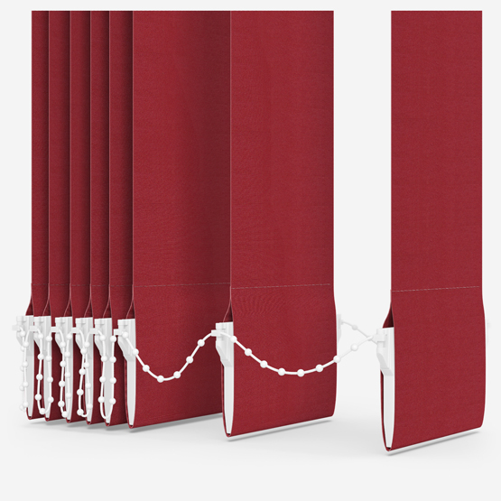 Supreme Blackout Red Vertical Blind Replacement Slats