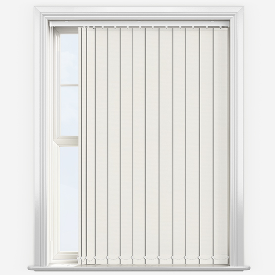 Deluxe Plain Pale Ecru Vertical Replacement Slats
