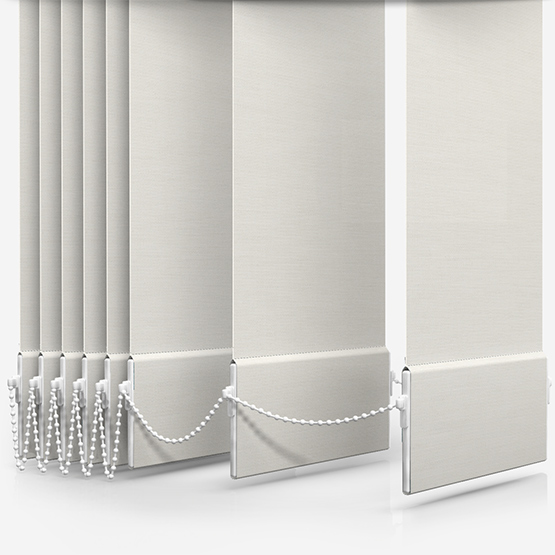 Carnival Blackout Ivory Vertical Blind Replacement Slats