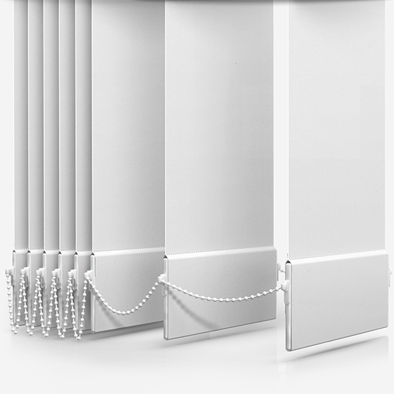 Carnival China White Vertical Blind Replacement Slats