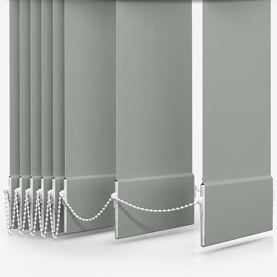Absolute Blackout Grey Vertical Blind Replacement Slats