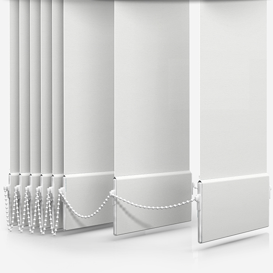 Optima Dimout Snow white Vertical Blind Replacement Slats