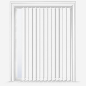 Carnival Blackout China White Vertical Replacement Slats