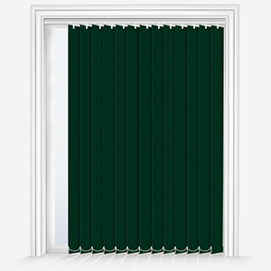 Deluxe Plain Forest Green Vertical Replacement Slats