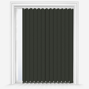 An image of Deluxe Plain Shadow Grey Vertical Replacement Slats