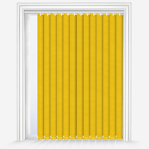 Deluxe Plain Sunshine Yellow Vertical Replacement Slats