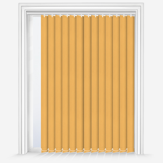 Absolute Blackout Yellow Vertical Blind
