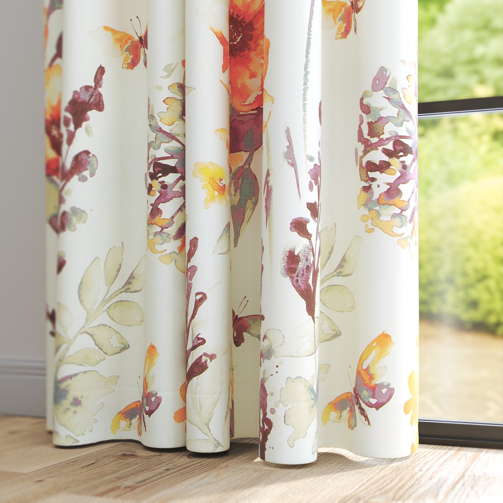 Catalina Cinnamon Curtain | Blinds Direct