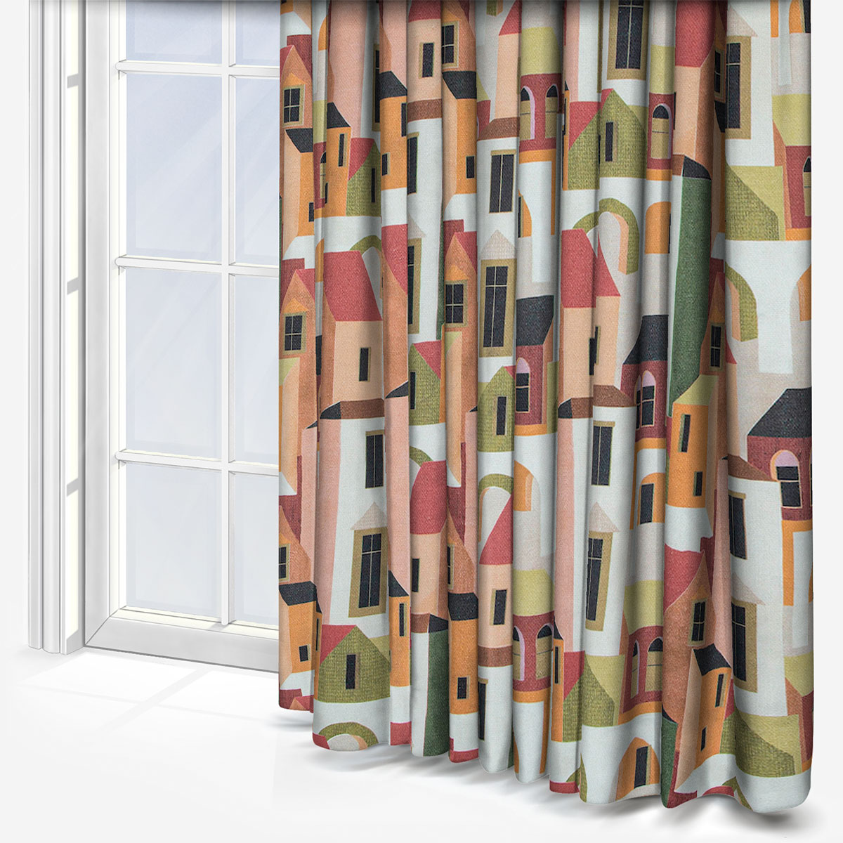 Santiago Cactus Curtain | Custom Curtains