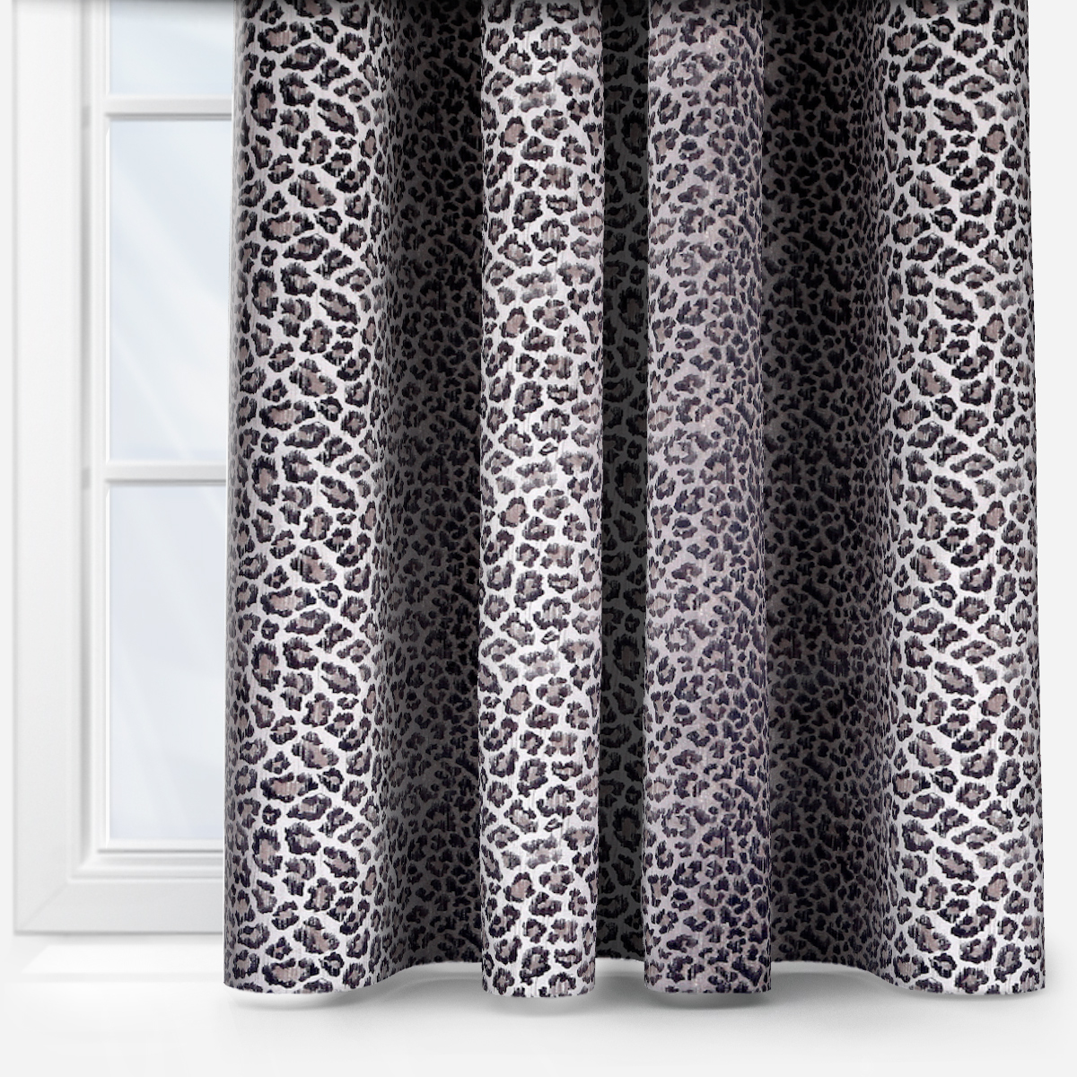 Fibre Naturelle Leopard Adusta Curtain | Blinds Direct