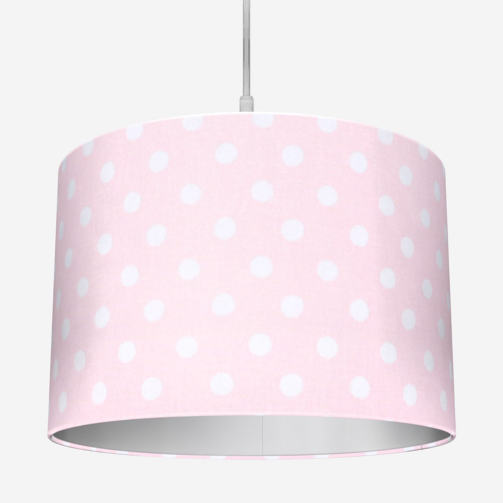 Pink with White Polka Dots Lamp Shade 