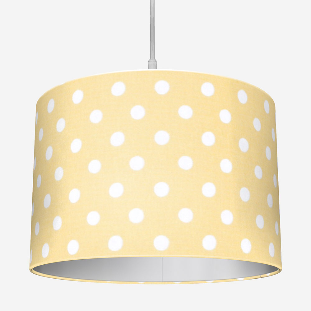 Cath Kidston Button Spot Yellow Lamp Shade Blinds Direct