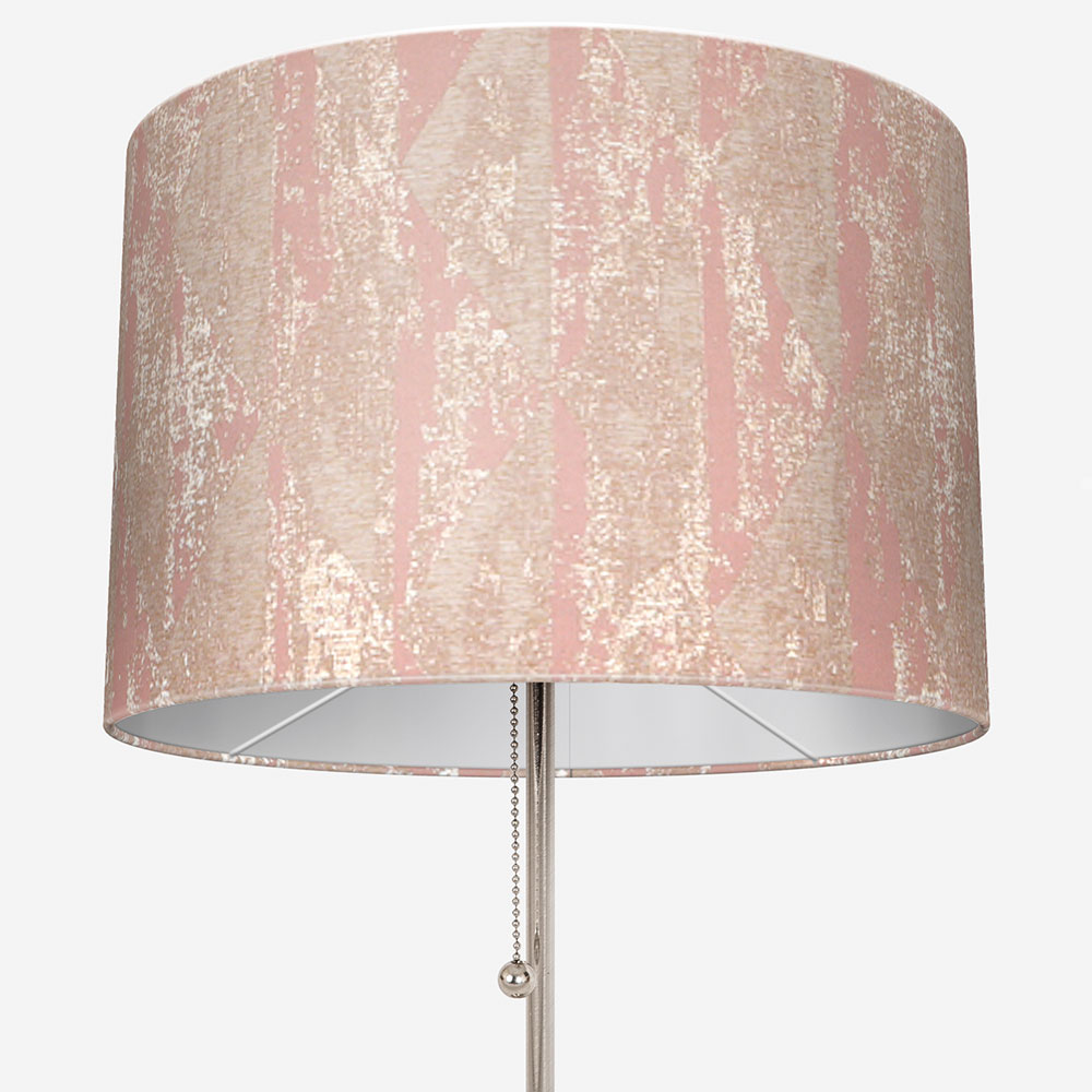 Purple Pink Lamp Shade Light Ceiling Fryetts Fabric Modern Handmade 