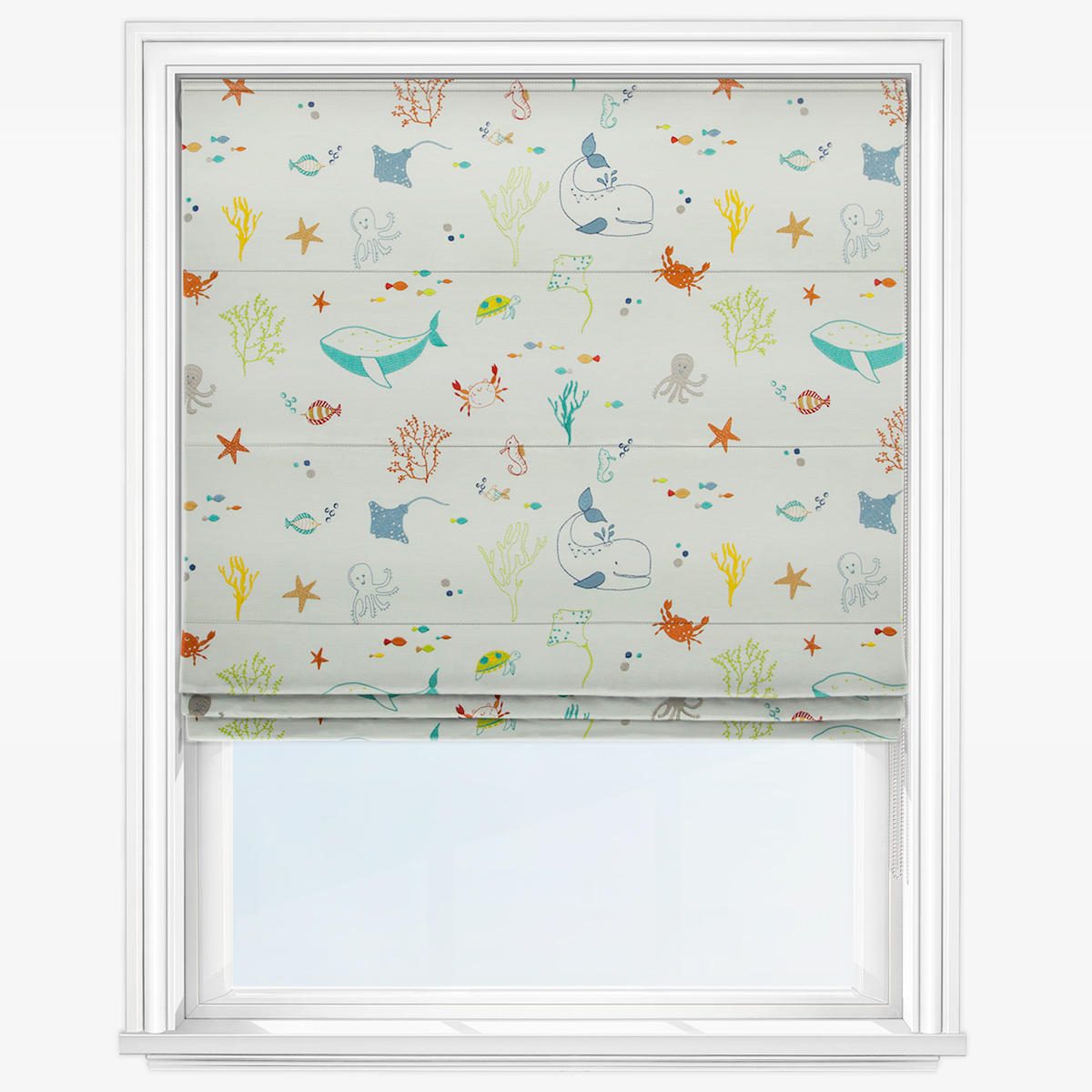 Splash Jungle Roman Blind Blinds Direct